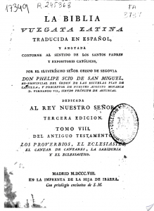 La Biblia Vulgata latina